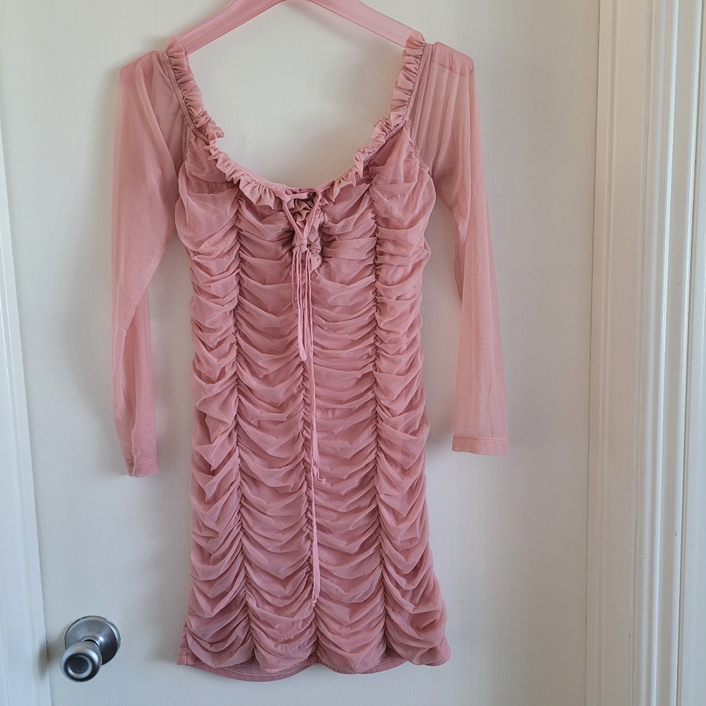 Fashion Nova pink dress
